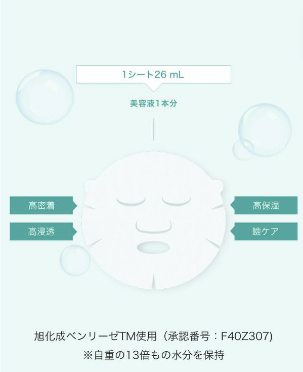 ULUPO プレミアムフェイスシートマスク ５枚り