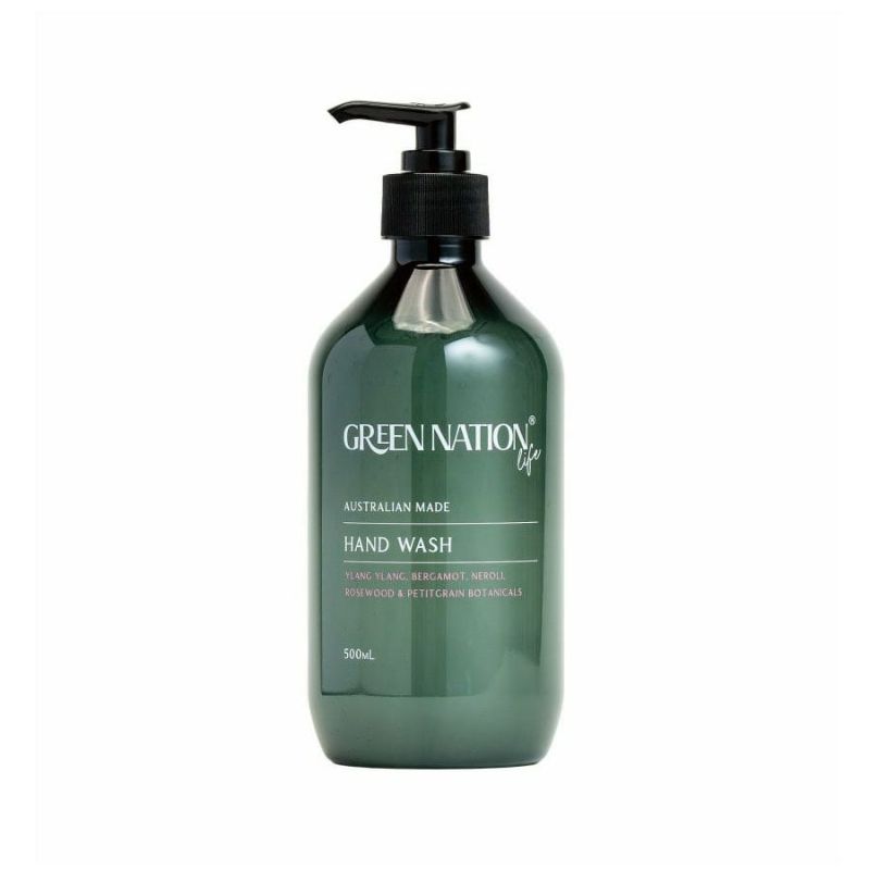 GREEN NATION life 98％天然由来の香り高いハンドウォッシュ 500ml スイートオレンジ&レモングラス