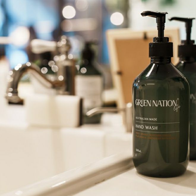 GREEN NATION life 98％天然由来の香り高いハンドウォッシュ 500ml スイートオレンジ&レモングラス